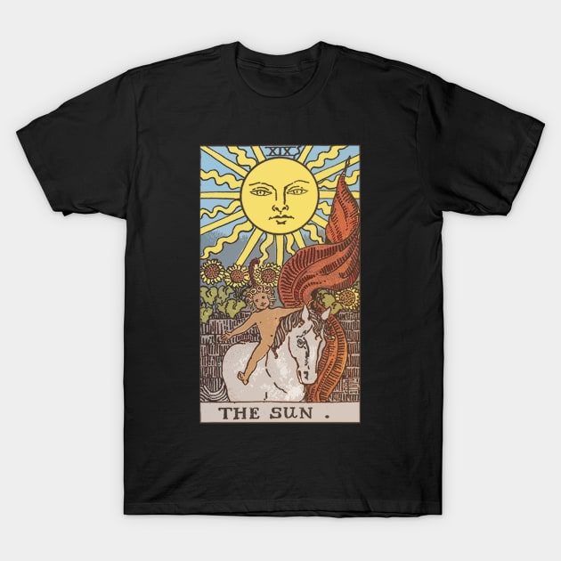 Tarot - The Sun T-Shirt by kaliyuga